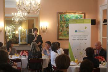 Petit déjeuner organisé à l’Assemblée Nationale avec des femmes dirigeantes pour les informer sur l’offre des Ardennes Petit déjeuner organisé à l’Assemblée Nationale avec des femmes dirigeantes pour les informer sur l’offre des Ardennes